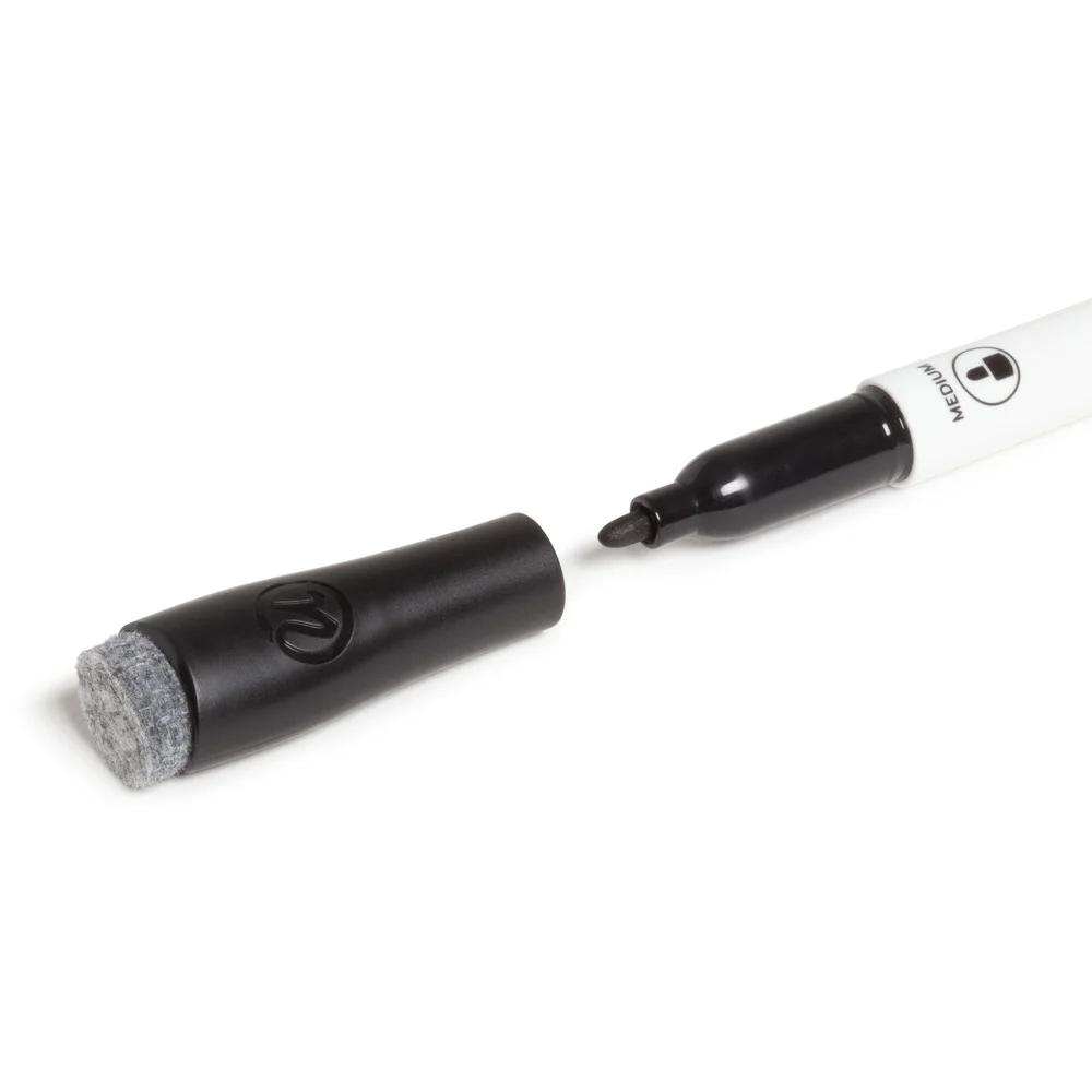 Dry Erase Markers Medium Bullet Tip 10 Count Multi Color Non-Toxic Low Odor Ink Felt Eraser Perfect Home Office Classroom