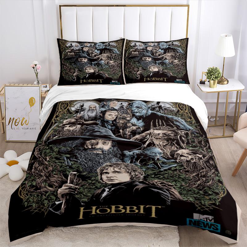 Hobbit Journey Print 3Pcs Bedding Setduvet Cover With 2 Bedropillowcase Home Birthday Gift
