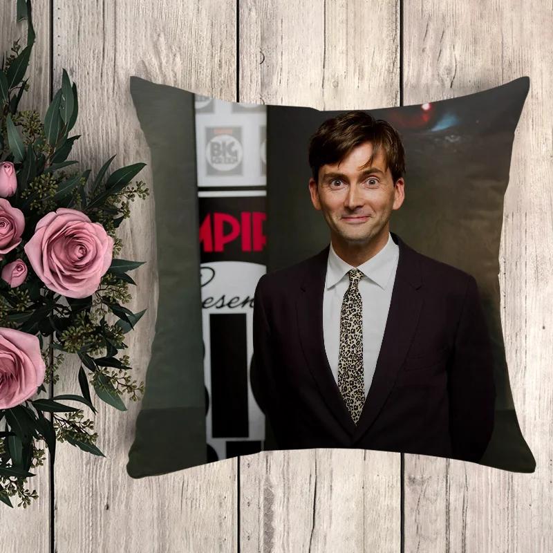 Anime Pillow David Tennant Cushion Cover X Decorative Pillowcases For Pillows X Pillowcase Car Decoration Fall Decor