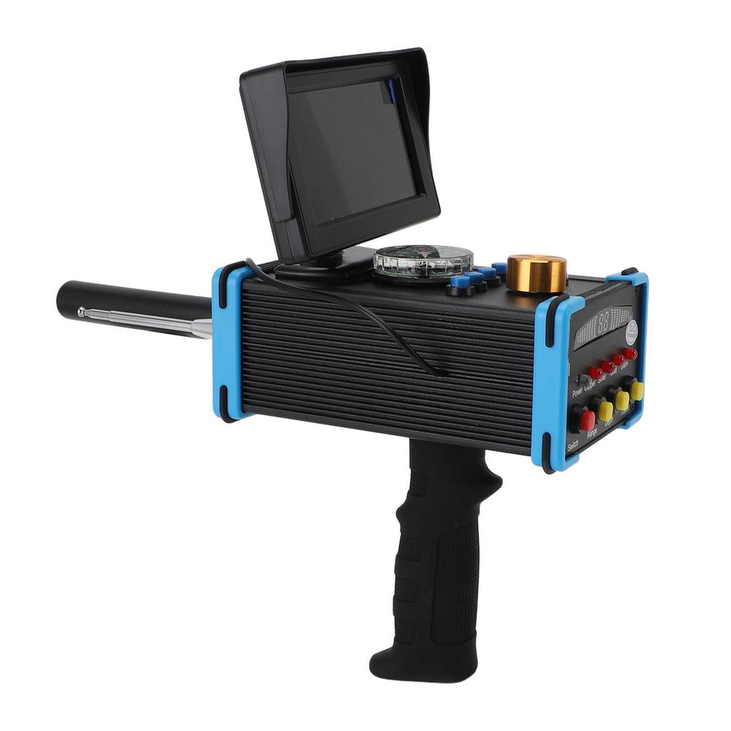 Underground Metal Detector 15m Deep 1000m Range Underground Metal Scanner with Screen Compass for Gold Silver Copper