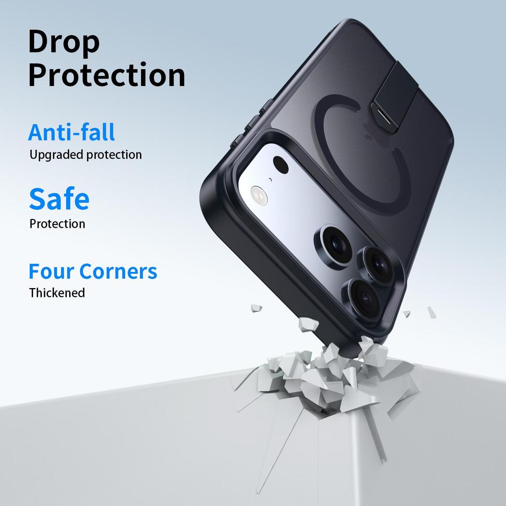 Apple 17 Pro Max Magnetic Stand Wireless Charging Protective Case