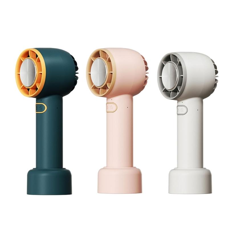 

Small Cooling Fan Rechargable Handhelds Fan Outdoor Mini Fan for Office зелёный