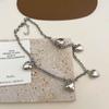 Heart Shape Designs Clavicle Necklace Love Heart Pendant Neckchains for Women Long Chains Collar Choker Party Jewelry