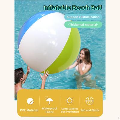 Aufblasbarer Strandball 120 cm Pool Jungen und Mädchen Sommerunterhaltung PVC Riesenspielzeug für