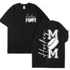 Hockey Mom Tshirts for Women Short Sleeve Tees Fashion Front and Back Printed Game Day Vibes Graphic Yk Tops FeUnisex Clothing