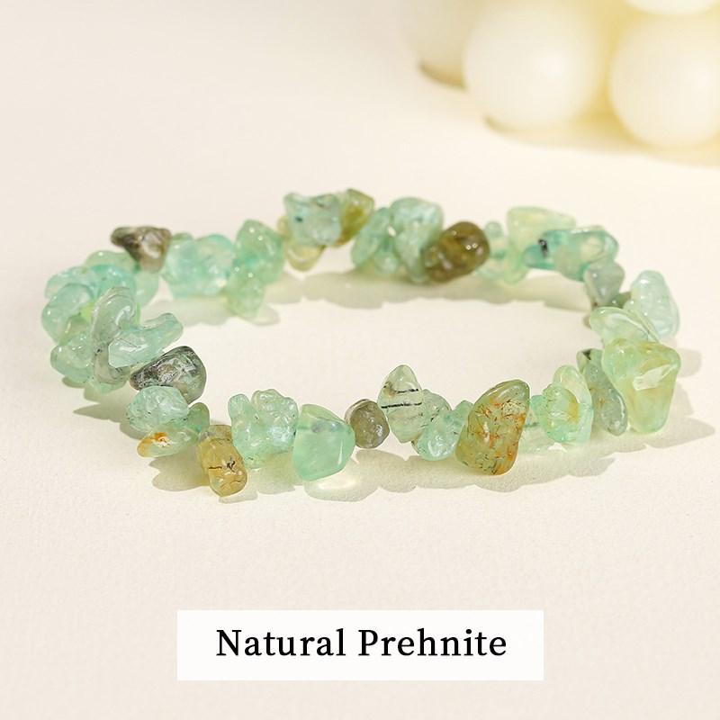 JD Natural Crystal Stone Seven Chakra Irregular Energy Bracelet Women Men Healing Amethyst Fluorite Chip Strand Bracelet Gift