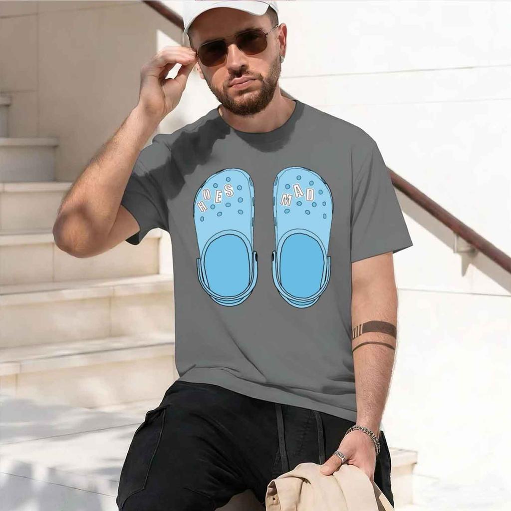 Hoes Mad a Sticker  New Model Unisexs Shortsleeve crewneck TShirt Classic Casual Multiple Colors and Sizes for Daily Wear Al