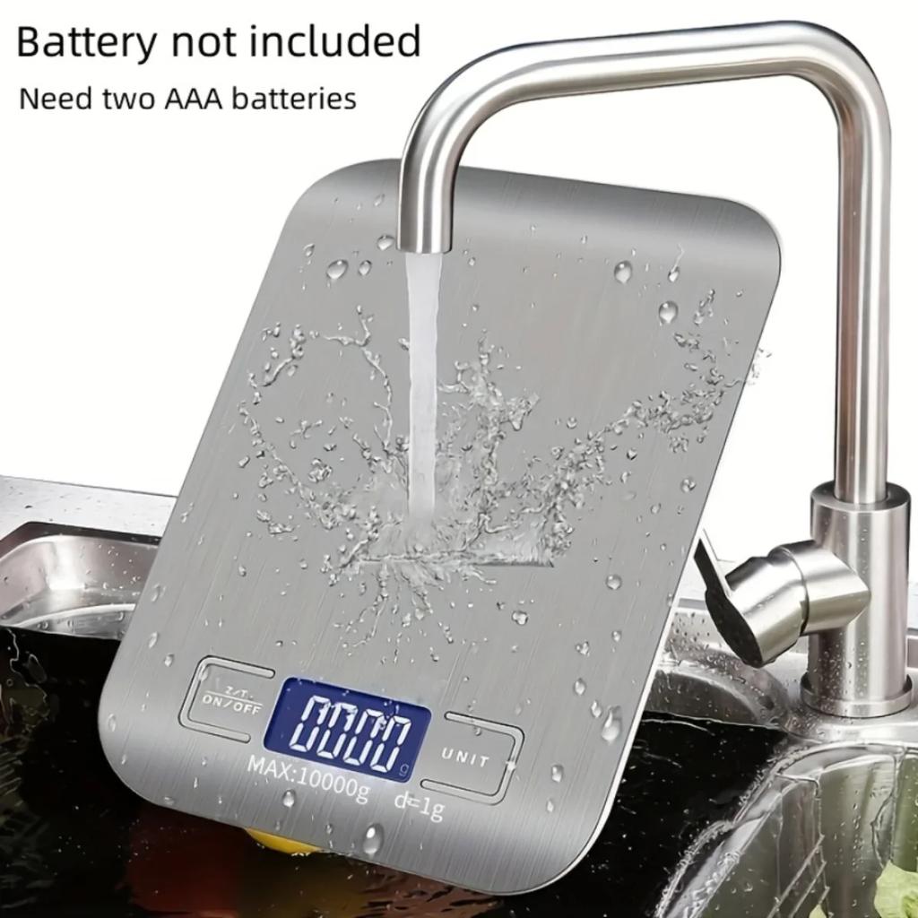 10kg 1g Portable Kitchen Scale Electric Digital Food Coffee Scale LCD Display Measuring Scale  Household Weight Measuring Tools