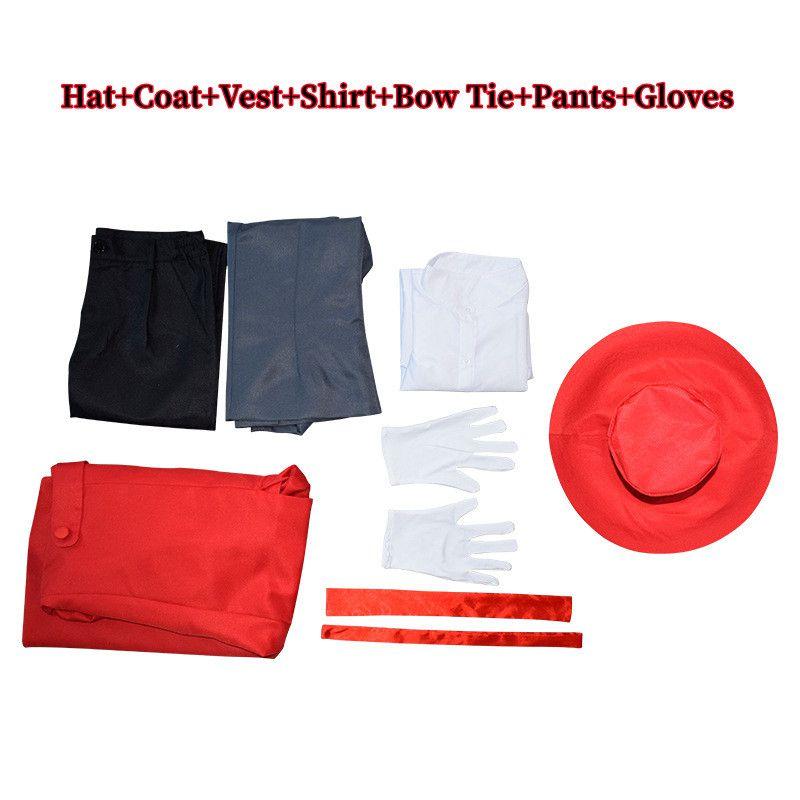 

Костюм для косплея Алукарда из Хеллсинга для Хэллоуина, Рождества, вечеринки, плащ, костюм M