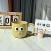 3D Cartoon Mouthwash Cups for Home Use, High Beauty Coffee Cup with Handle, Student Couple Toothbrushing Cup,Christmas Gift