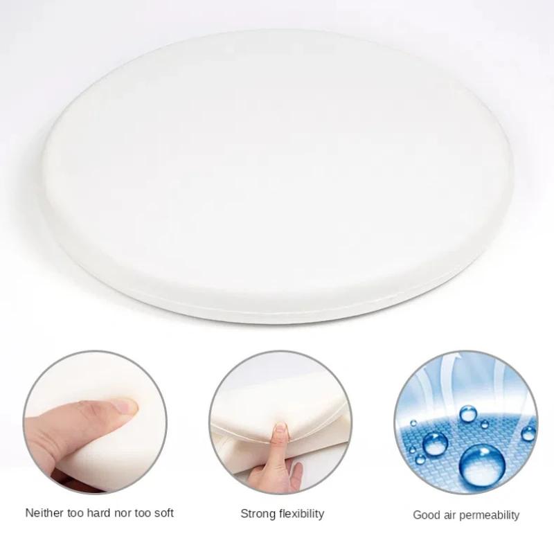 Solid Color Tatami Cushion Cute Cat Round Chair Pad Memory Foam Hip Cushion House Decoration with Ultimate Comfort for Home