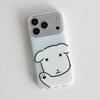 Minimalist Cute Puppy Phone Case For iPhone 17 16 15 14 13 12 11 Pro Max 7 8 Plus 16e 17e Air X XR XS Max Shockproof Back Cover