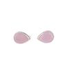 Rose Chalcedony Gemstone 925 Sterling Silver Jewelry Handcrafted Cufflinks 0.66" CL-6-20