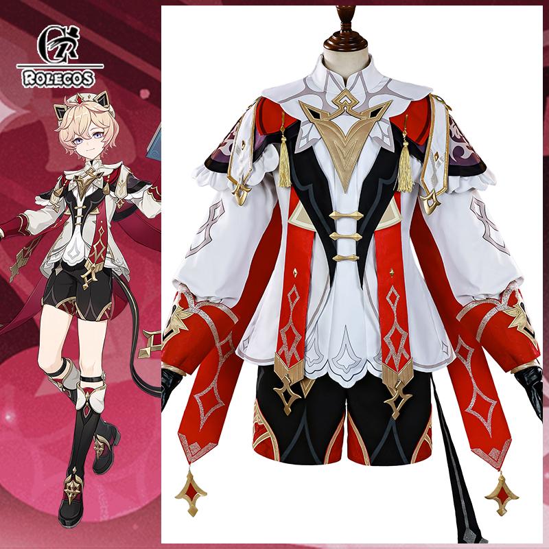 

Игра Genshin Impact Костюм для косплея Далии Ода и Подношение Далия Хэллоуин Мужской Костюм Вечеринка Наряд для ролевой игры Скин L георгин