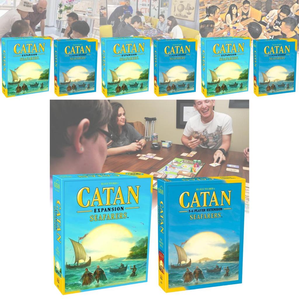 Engaging English Edition Catan Island Board Game 5th Edition 5-6 Player Expansion Party Cards