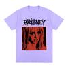Britney Spears Metal Rock Graficzny T-shirt Damska Moda Hip Hop Koszulki Harajuku Vintage Krótki Rękaw T-shirt