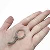 1PC Bottle Opener Keychain, Small Keychain Beer Bottle Opener Can Opener Mini Keychain for Camping and Traveling