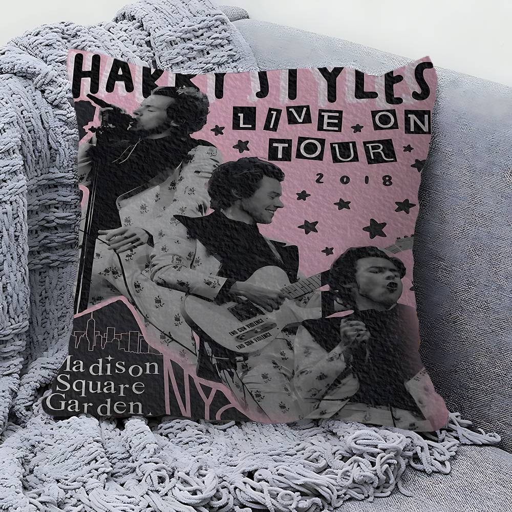 Singer H-Harrys S-Styles Pillowcase Toon Gift Cushion Cover Bedroom Home Sofa Chair Seat Decor Pillow Case