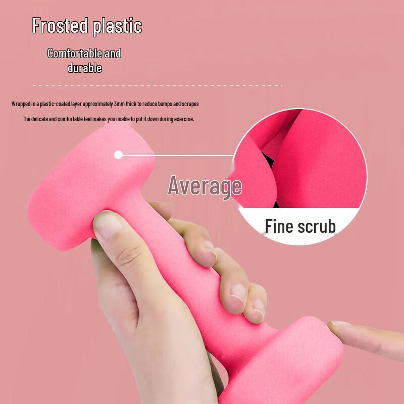 Colored Dip-Coated Dumbbell Set
