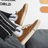 Men 's Casual Four Seasons Fashion Canvas Skateboarding Students Comfortable Sneakers Boys Trending Soft Sole Breathable Shoes