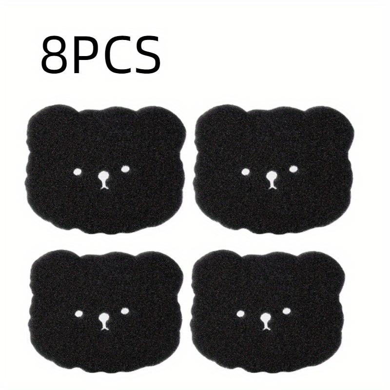4/8PCS Pet Hair Remover Bear Shape Laundry Ball Washing Machine Lint Catcher Reusable Clothes Sofa Cat Dog Hair Cleaning Sponge