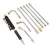 Pressure Washer Extension Wand 5 Straight Rod 3 Curve Rod Set Power Washer Lance with 6 Nozzles