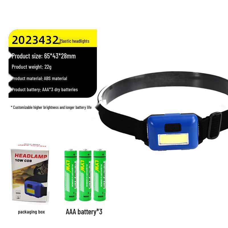 Dual-Light LED Laser Cannon Rechargeable Headlamp - Super Bright, Long Battery Life, Ideal for Night Fishing