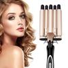 Professional Salon Dual Voltage Hair Curler Wavy Tourmaline Wave Maker 5 Barrels Curling Iron LCD Temperature PTC Ceramic
