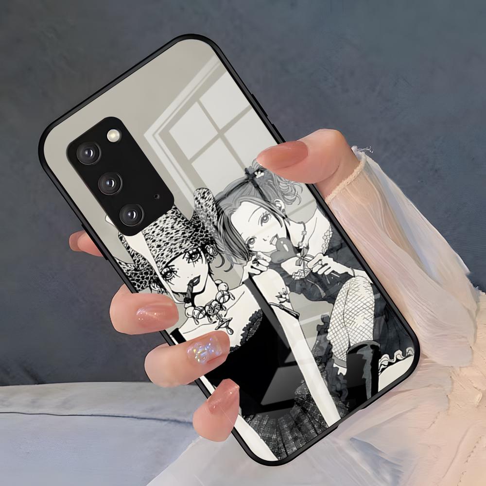 N-Nana Osaki Anime Phone Case For Samsung A25 A13 A33 5G A54 A36 A35 A56 A52 A14 Shockproof Glass Cover