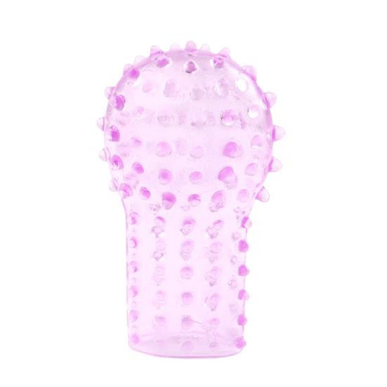 Finger Stimulator Enhance Internal Sensation Scratch Resistant TPE Clitoris Finger Massaging Cot for Couple