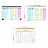 Schema Papier Wandkalender Jaarplanning Opmerking Hangende Planner Engelse Wandkalender Thuiskantoor