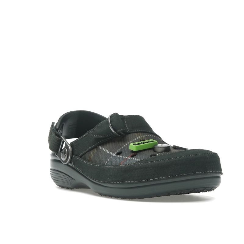Crocs Barbour X Classic Clog Kelp Plaid Unisex Sneakers Green 210898-3VT