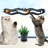 Toy -Shaped Track Ball with Three Suction Cups for Glass and Wall Interactive Play