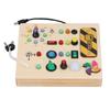 Light Sensory Board Learning Windmill Pattern Hand Eye Coordination Wooden Educational Switch
