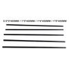5x Carbon Fiber Strips High Strength Wear Resistance Carbon Fiber Rods for Model Aircraft RC Planes Radio Controlled Vehicles