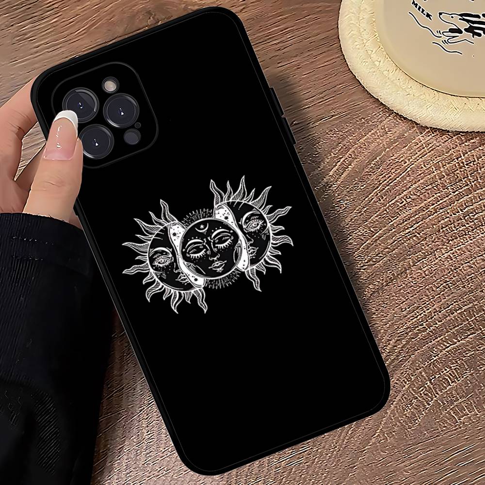 

Witches Moon Tarot Mystery Totem Phone Case For IPhone 17 16 15 14 11 12 13 Pro Max Plus Mini Soft Back Cover iPhone 12pro max