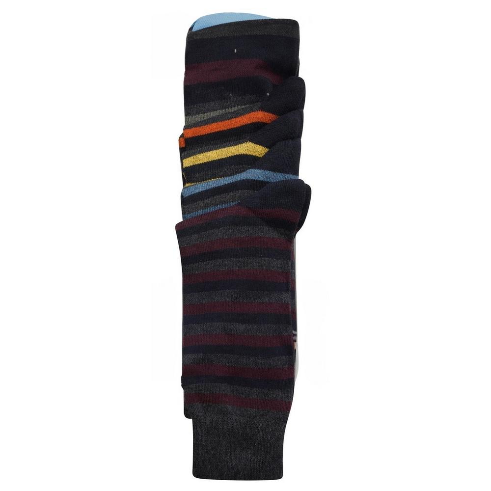 Ex Store Mens Striped Socks (Pack of 10)