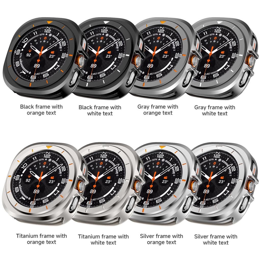 Luxury Metal Case For Samsung Galaxy Ultra Watch Ultra 47mm Cover Screen Protector for Samsung Galaxy Ultra 2025 47MM