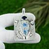Natural K2 Jasper Gemstone Pendant 925 Sterling Silver Indian Jewelry For Girls