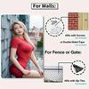 Vintage Metal Wall Art Blonde Woman Silhouette, Iron Aluminum Decor for Bedroom Living Room Home