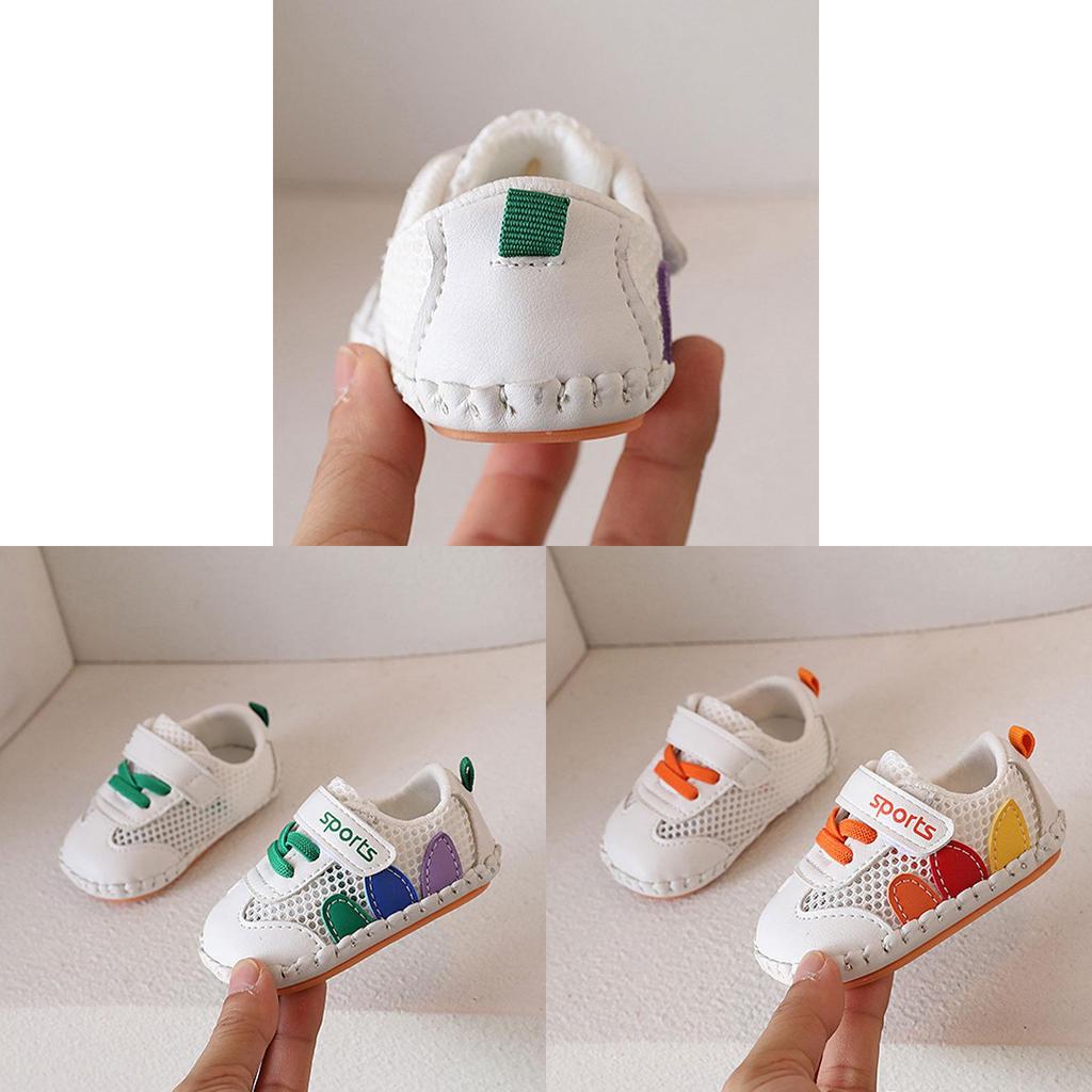 Baby Boys Girls Summer Soft Sole Shoes With Magic Tape For Toddler Crawling And Walking