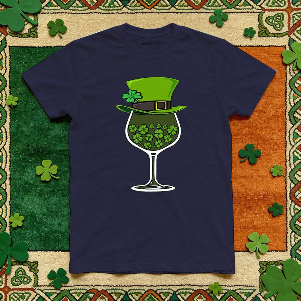 

St Patricks Day lucky Irish festival graphic t shirts Women green cotton Casual funny Unisex Adult Party tee 3XL