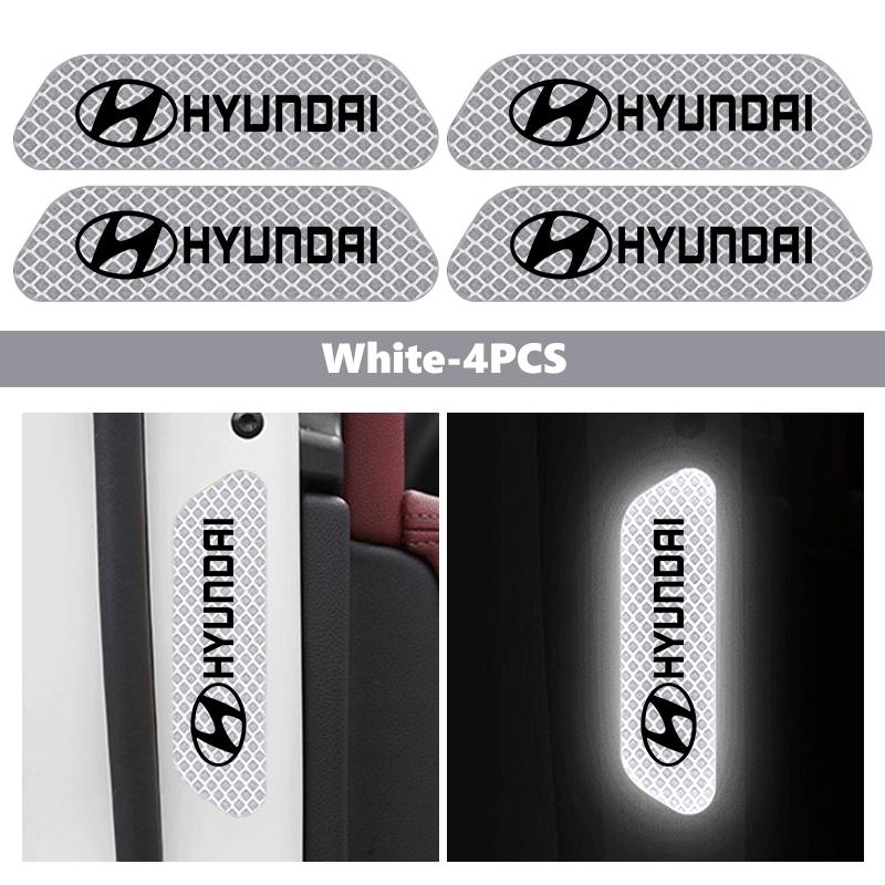 Car Stickers Wheel Eyebrows Reflective Warning Stickers Reflective Strip Accessories For Hyundai i10 i20 i30 i40 ix20 ix35 ix55 TT2