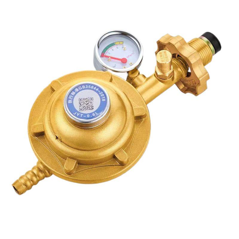Explosionsgeschütztes 0,6 Druckreduzierventil für Flüssiggasflaschen - Selbstsichernd, Konstanter Druck für Warmwasserbereiter