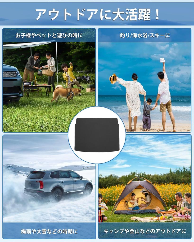 Mixsuper Waterproof Trunk Luggage Mat for New Prius 60 Series Spare 2D Compatible with PRIUS and MXWH65 2023 PVC Cargo Mat with Abrasion and Stain