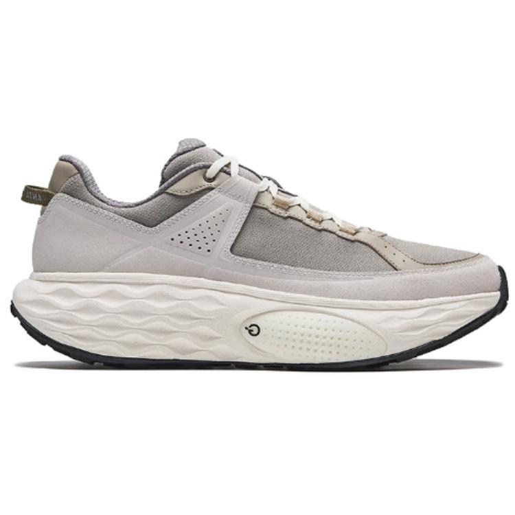 Anta Champion Series Versatile Fashion Comfortable Fabric Shock Absorption Non-Slip Low-Top Casual Running Shoes Men sneaker Gray 112446673A-2