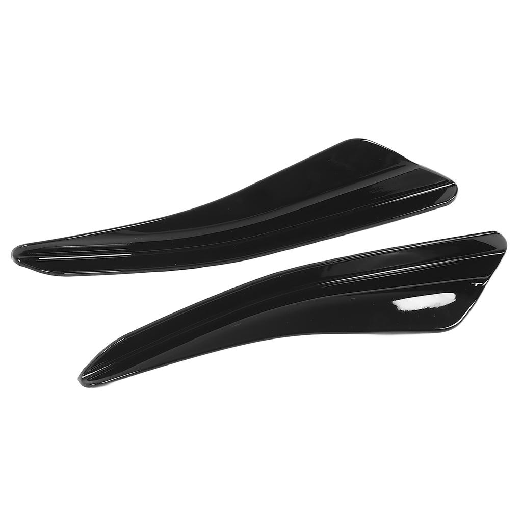 2PCS Front Bumper Aero Kits Canards Wing for Maxton   Replacement for MK8 2021+(Glossy Black )