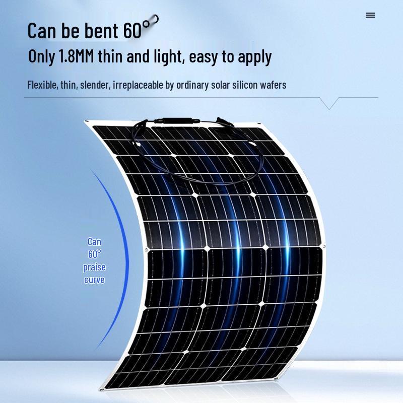 Flexible Solar Panel Boost Converter for 48V-72V Electric Tricycles and Four-Wheeled Vehicles