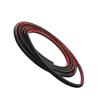 Black Rubber Sunroof Seal 5N0877459A Car Weather Stripping Replacement for Seat ALHAMBRA