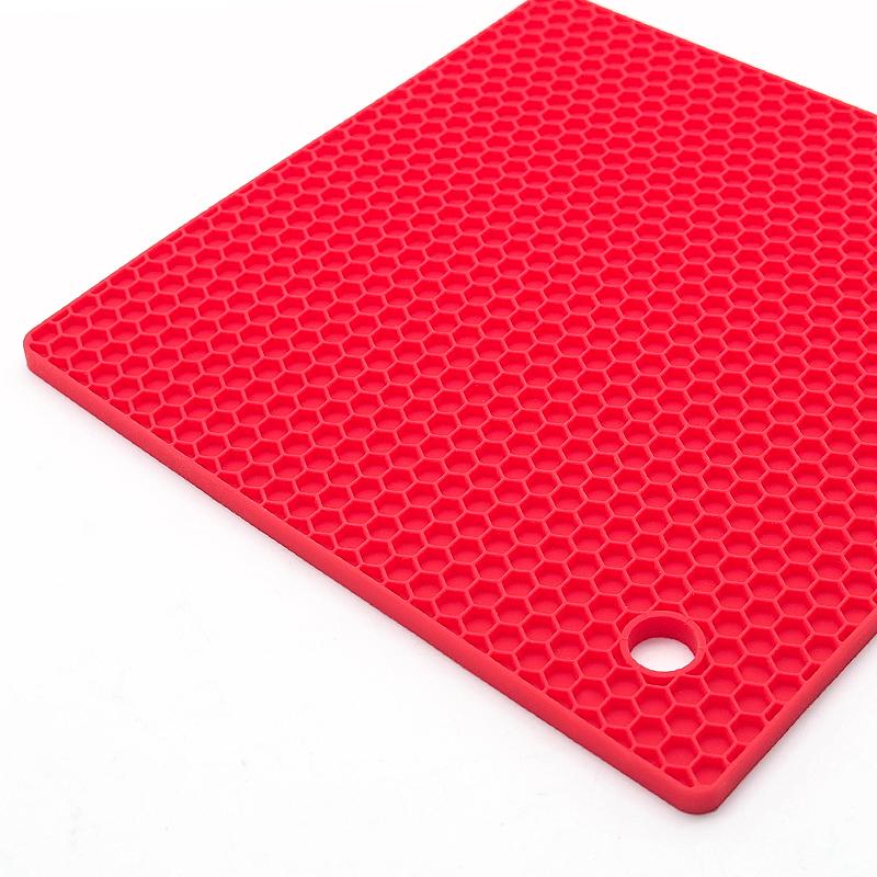 1pc Silicone Square Trivets Mat 1 Packs Multipurpose Non Slip Heat Resistant Pot Holder